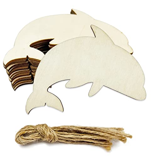 20 Stück unlackierte Delfin-förmige Holzausschnitte Delfin-Holz DIY Handwerk Ausschnitte Blanko Holz Delfin geformte hängende Ornamente für Hochzeit Geburtstag Ozean Tier Motto Party Dekoration 20 Stück unlackierte Delfin-förmige Holzausschnitte Delfin-Holz DIY Handwerk Ausschnitte Blanko Holz Delfin geformte hängende Ornamente für Hochzeit Geburtstag Ozean Tier Motto Party Dekoration von JEKEJIAJIU