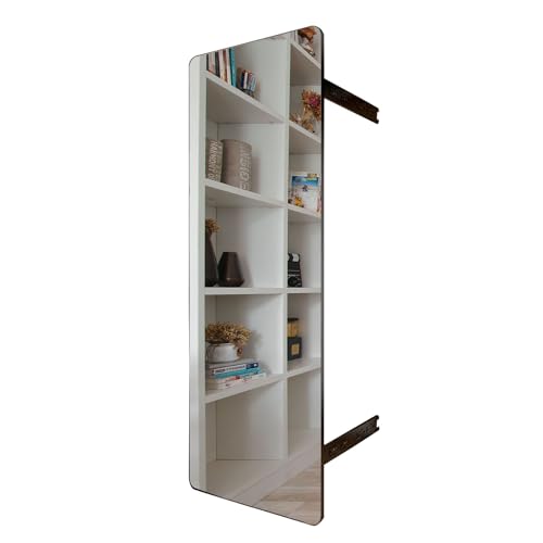 JEKKAH Ganzkörperspiegel, Integrierter Schiebe- Und Verdeckter Drehspiegel(130 * 35cm) von JEKKAH