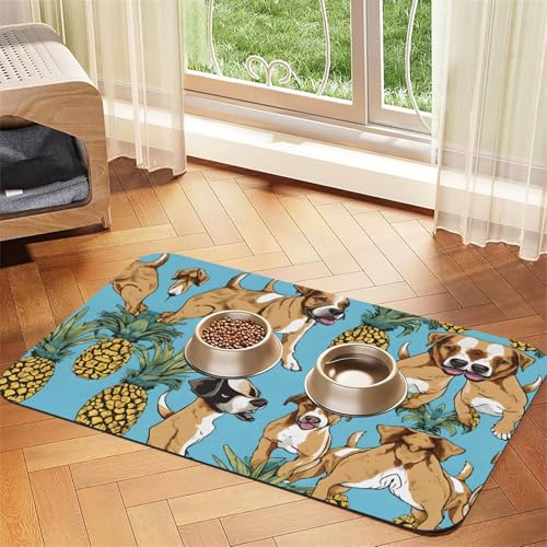 Chihuahua Hund Ananas Druck Haustier saugfähig Leder Tischdecke perfekt für Hunde, Katzen und andere Haustiere Chihuahua Hund Ananas Druck Haustier saugfähig Leder Tischdecke perfekt für Hunde, Katzen und andere Haustiere von JEKYDOSD