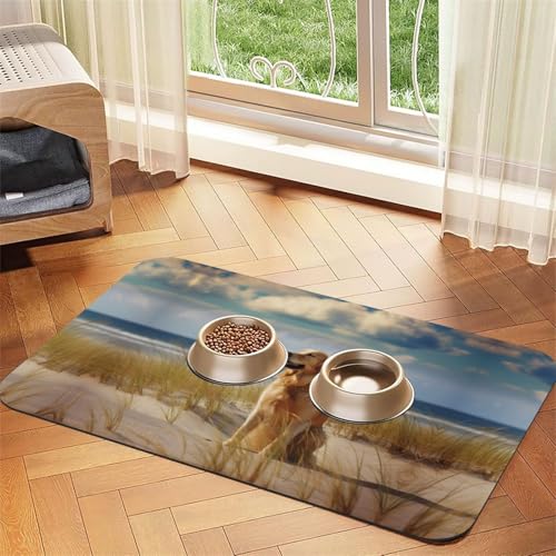 Golden Retriever Print Pet Absorbent Leather Tablecloth Perfect for Dogs, Cats, and Other Pets Golden Retriever Print Pet Absorbent Leather Tablecloth Perfect for Dogs, Cats, and Other Pets von JEKYDOSD