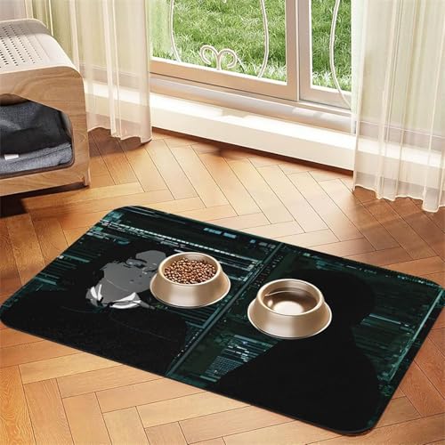 Hacker Attack Print Pet Absorbent Leather Tablecloth Perfect for Dogs, Cats, and Other Pets Hacker Attack Print Pet Absorbent Leather Tablecloth Perfect for Dogs, Cats, and Other Pets von JEKYDOSD