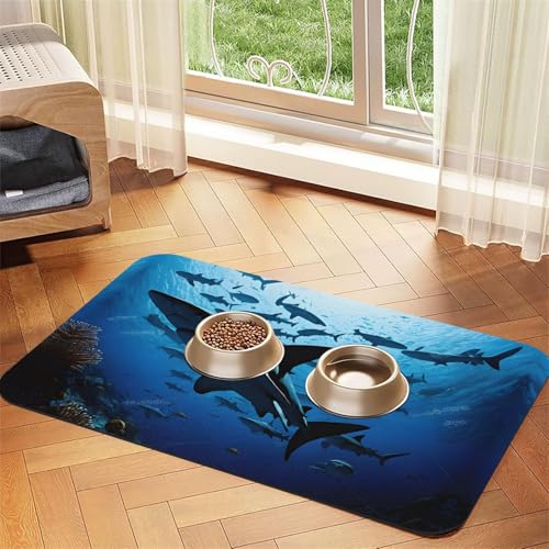 Hammerhead Sharks Print Pet Absorbent Leather Tablecloth Perfect for Dogs, Cats, and Other Pets Hammerhead Sharks Print Pet Absorbent Leather Tablecloth Perfect for Dogs, Cats, and Other Pets von JEKYDOSD