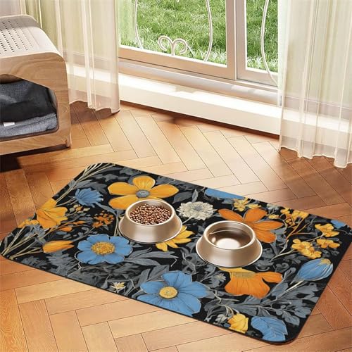 Hippie-Muster Druck Haustier saugfähige Leder-Tischdecke perfekt für Hunde, Katzen und andere Haustiere Hippie-Muster Druck Haustier saugfähige Leder-Tischdecke perfekt für Hunde, Katzen und andere Haustiere von JEKYDOSD