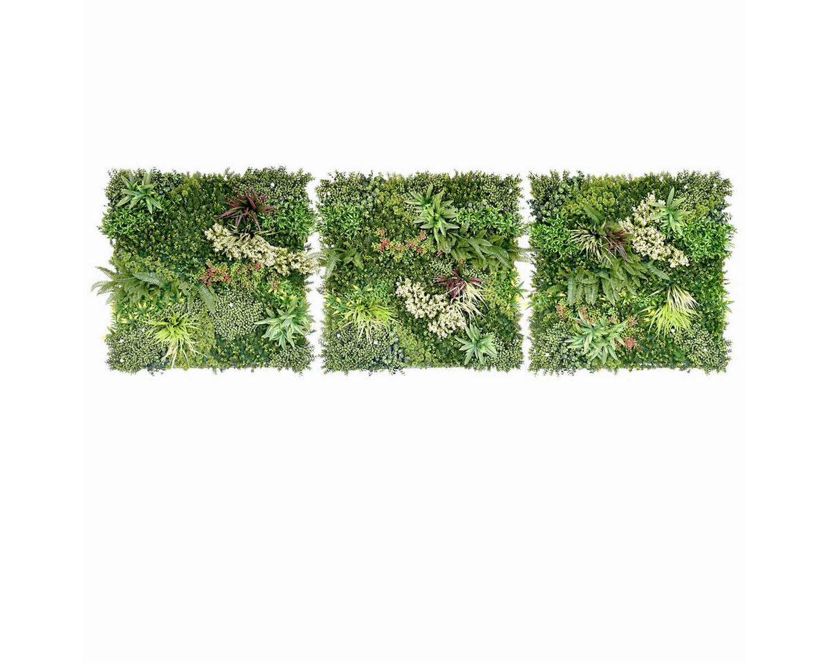 Kunstpflanze Künstliche Pflanzenwand Indoor & Outdoor, Blumenwand, Green Wall Sommerwiese, JELLE & JACOB, Höhe 100 cm, pflegeleicht & langlebig für Wohlfühl-Atmosphäre Kunstpflanze Künstliche Pflanzenwand Indoor & Outdoor, Blumenwand, Green Wall Sommerwiese, JELLE & JACOB, Höhe 100 cm, pflegeleicht & langlebig für Wohlfühl-Atmosphäre von JELLE & JACOB