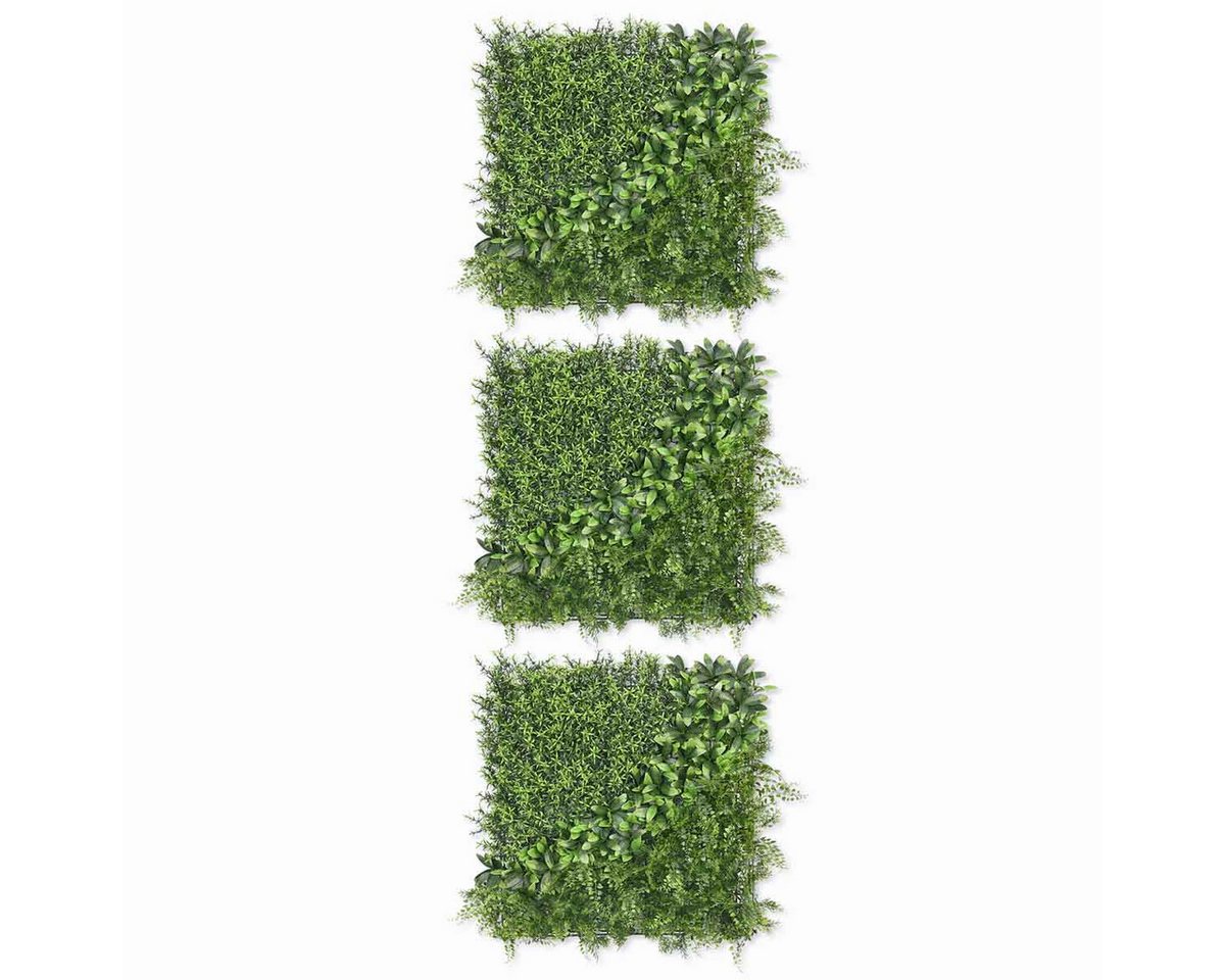 Kunstpflanze Künstliche Pflanzenwand Indoor & Outdoor, Blumenwand, Green Wall Waldgrün, JELLE & JACOB, Höhe 50 cm, pflegeleicht & langlebig für Wohlfühl-Atmosphäre Kunstpflanze Künstliche Pflanzenwand Indoor & Outdoor, Blumenwand, Green Wall Waldgrün, JELLE & JACOB, Höhe 50 cm, pflegeleicht & langlebig für Wohlfühl-Atmosphäre von JELLE & JACOB