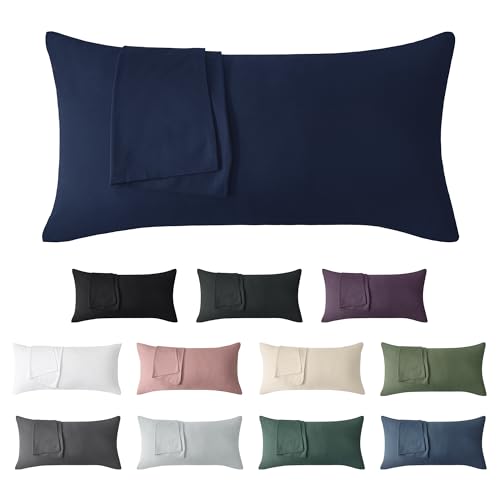 Jellymoni Kissenbezug 30x50 Baumwolle 2er Set Kissenbezüge Marineblau Oeko-Tex aus 100% Gewaschene Baumwolle Kopfkissenbezug mit Verstecktem Reißverschluss Weich 2 Stück Kissenhülle für Kissen 30x50cm Jellymoni Kissenbezug 30x50 Baumwolle 2er Set Kissenbezüge Marineblau Oeko-Tex aus 100% Gewaschene Baumwolle Kopfkissenbezug mit Verstecktem Reißverschluss Weich 2 Stück Kissenhülle für Kissen 30x50cm von JELLYMONI