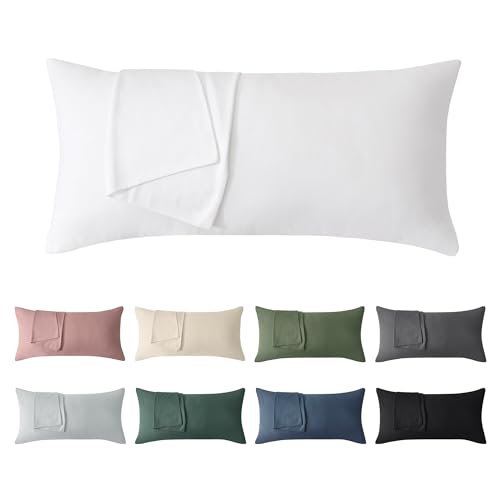 Jellymoni Kissenbezug 40x80 Baumwolle 2er Set Kissenbezüge Weiß Oeko-Tex aus 100% Gewaschene Baumwolle Kopfkissenbezug mit Verstecktem Reißverschluss Weich 2 Stück Kissenhülle für Kissen 40x80cm Jellymoni Kissenbezug 40x80 Baumwolle 2er Set Kissenbezüge Weiß Oeko-Tex aus 100% Gewaschene Baumwolle Kopfkissenbezug mit Verstecktem Reißverschluss Weich 2 Stück Kissenhülle für Kissen 40x80cm von JELLYMONI