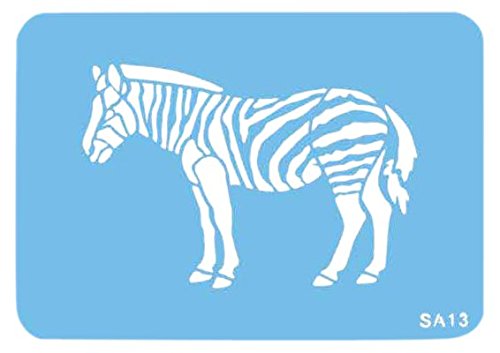 JEM Zebraschablone, Kunststoff, Blau, 15 x 1 x 15 cm von PME