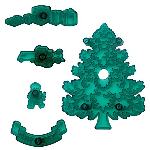 PME 102CI006 JEM Ausstechformen für Weihnachtsbäume & Extras, Sortiment, 5-teilig, Kunststoff, Ivory, 18 x 2 x 28 cm von PME