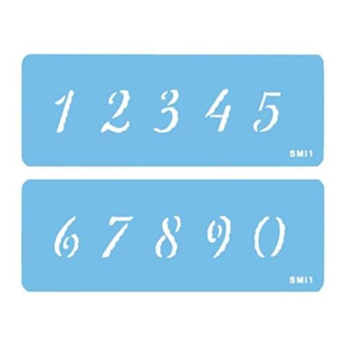 JEM Ziffern 0-9 Schablone, Sortiment, Kunststoff, Blau, 15 x 1 x 15 cm, 2-Einheiten JEM Ziffern 0-9 Schablone, Sortiment, Kunststoff, Blau, 15 x 1 x 15 cm, 2-Einheiten von PME