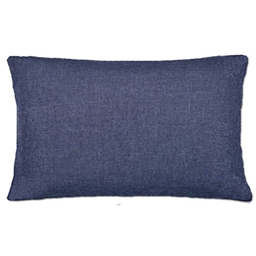 JEMIDI 2x Kissenbezug Kissenhülle 40x60 cm - 2er Set Kissen Bezüge Kissenhüllen im Leinenlook - Doppelpack Kissen Bezug Hülle - versch. Farben von JEMIDI