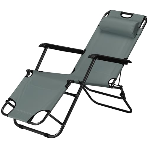 JEMIDI Deck Chair Bed - Grey von JEMIDI