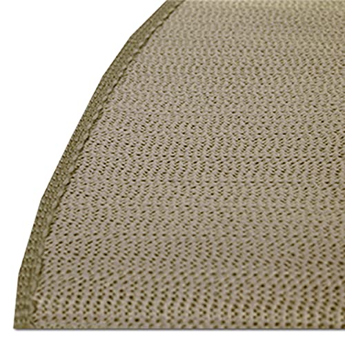 JEMIDI Gartentischdecke Wetterfest Rund oder Eckig Tischdecke Garten Tisch Rutschfest Tischdecken Beige Eckig 110cm x 140cm von JEMIDI