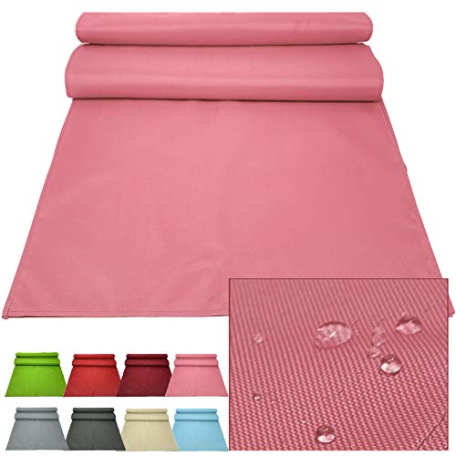 JEMIDI Outdoor Tischläufer 50x200cm Läufer Tischband wasserabweisend - Tischläufer Altrose von JEMIDI