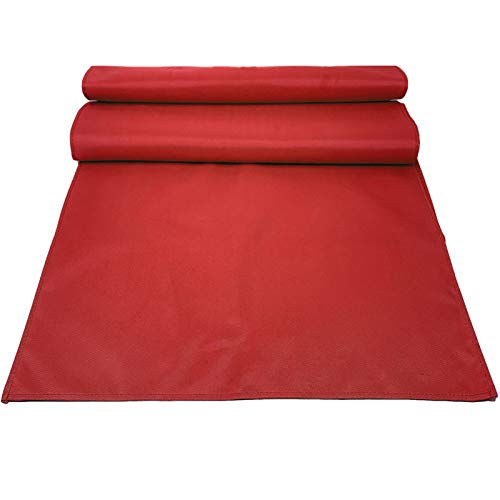 JEMIDI Outdoor Tischläufer 50x200cm Läufer Tischband wasserabweisend - Tischläufer Rot von JEMIDI