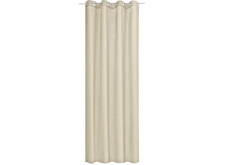 JEMIDI Scheibengardine Vorhang blickdicht mit Ösen - Dekoschal 100% Polyester - Montage, (1 St) von JEMIDI