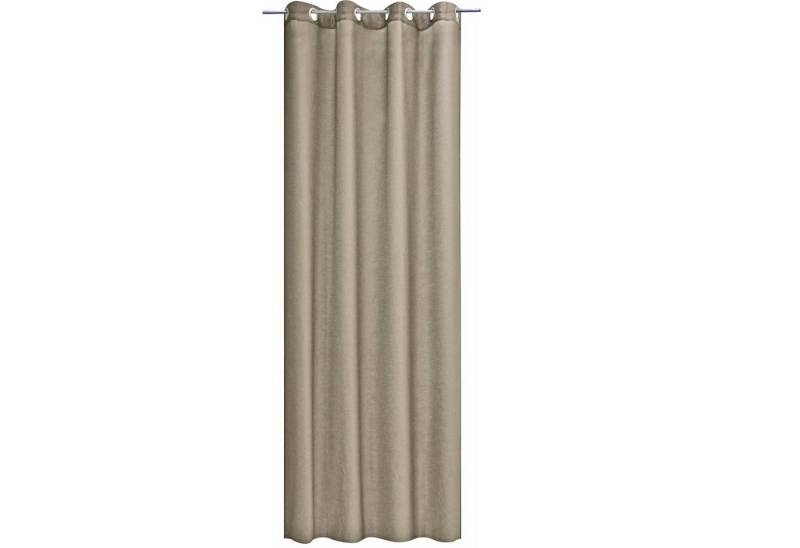 JEMIDI Scheibengardine Vorhang blickdicht mit Ösen - Dekoschal 100% Polyester - Montage, (1 St) von JEMIDI
