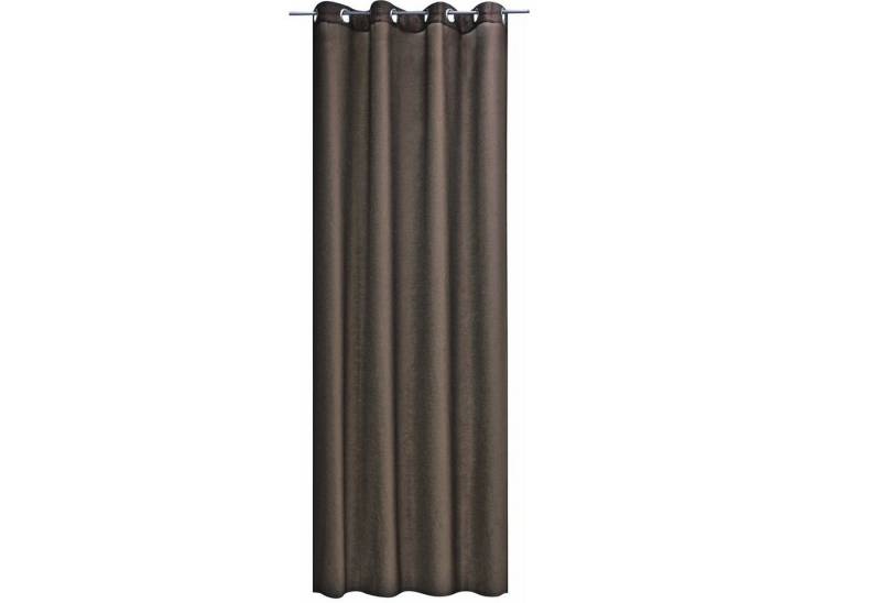 JEMIDI Scheibengardine Vorhang blickdicht mit Ösen - Dekoschal 100% Polyester - Montage, (1 St) von JEMIDI