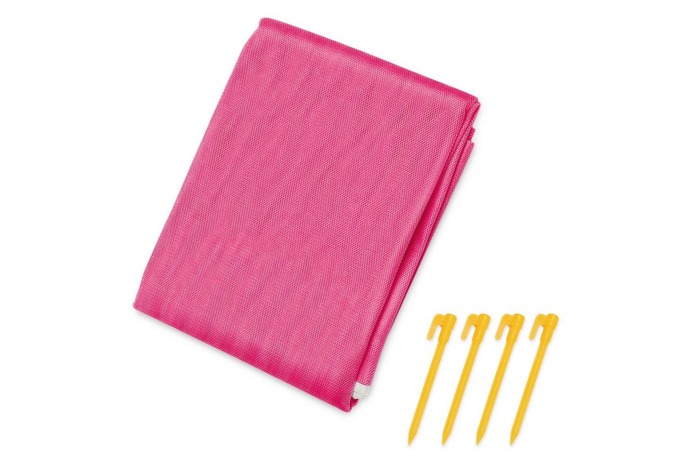 JEMIDI Strandtuch Sandfreie Strandmatte mit Netztechnologie - 200x150cm Pink, (1-St) von JEMIDI