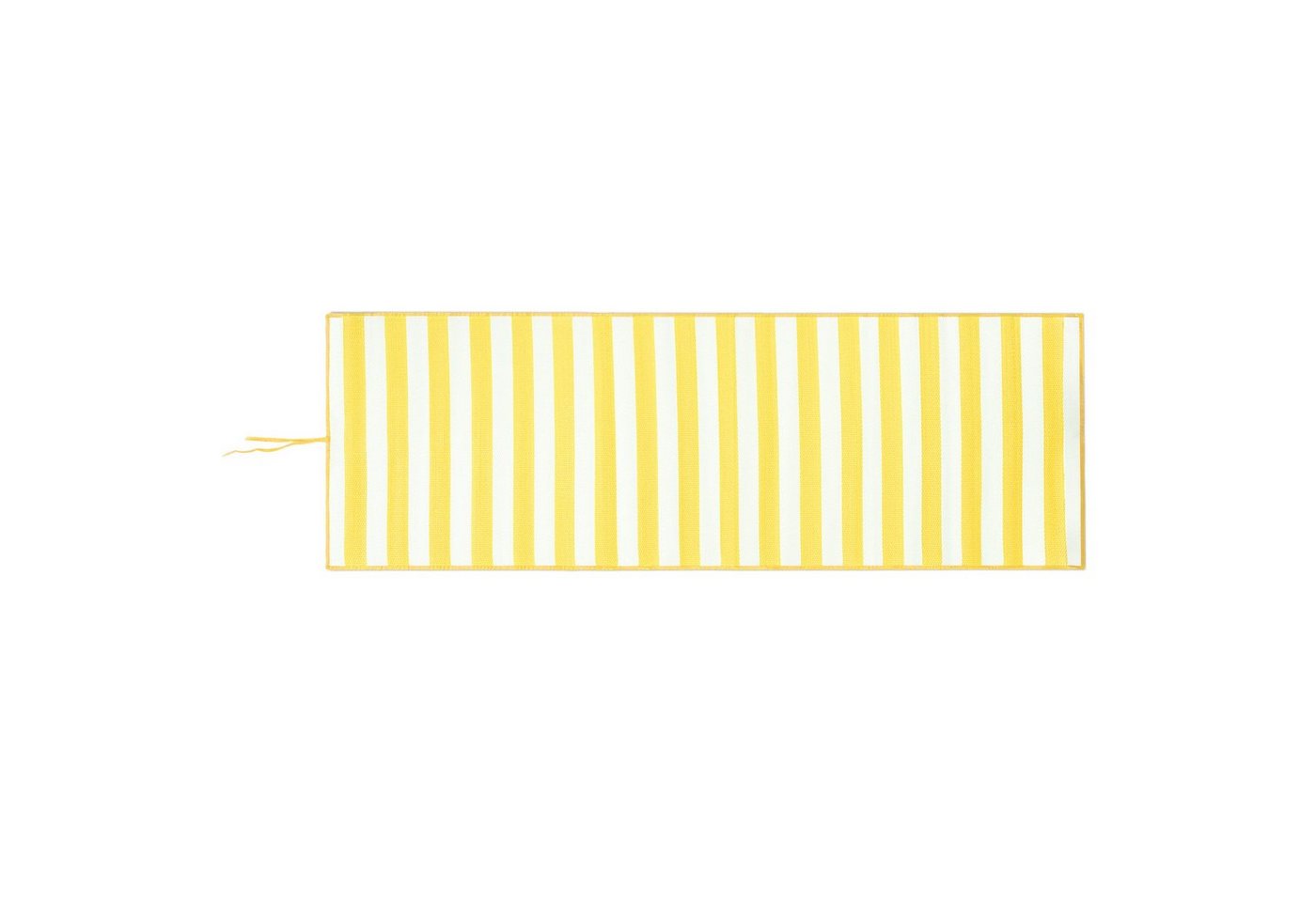 JEMIDI Strandtuch Strandmatte 60x180cm faltbar - Liegematte tragbar gelb weiß, (1-St) von JEMIDI