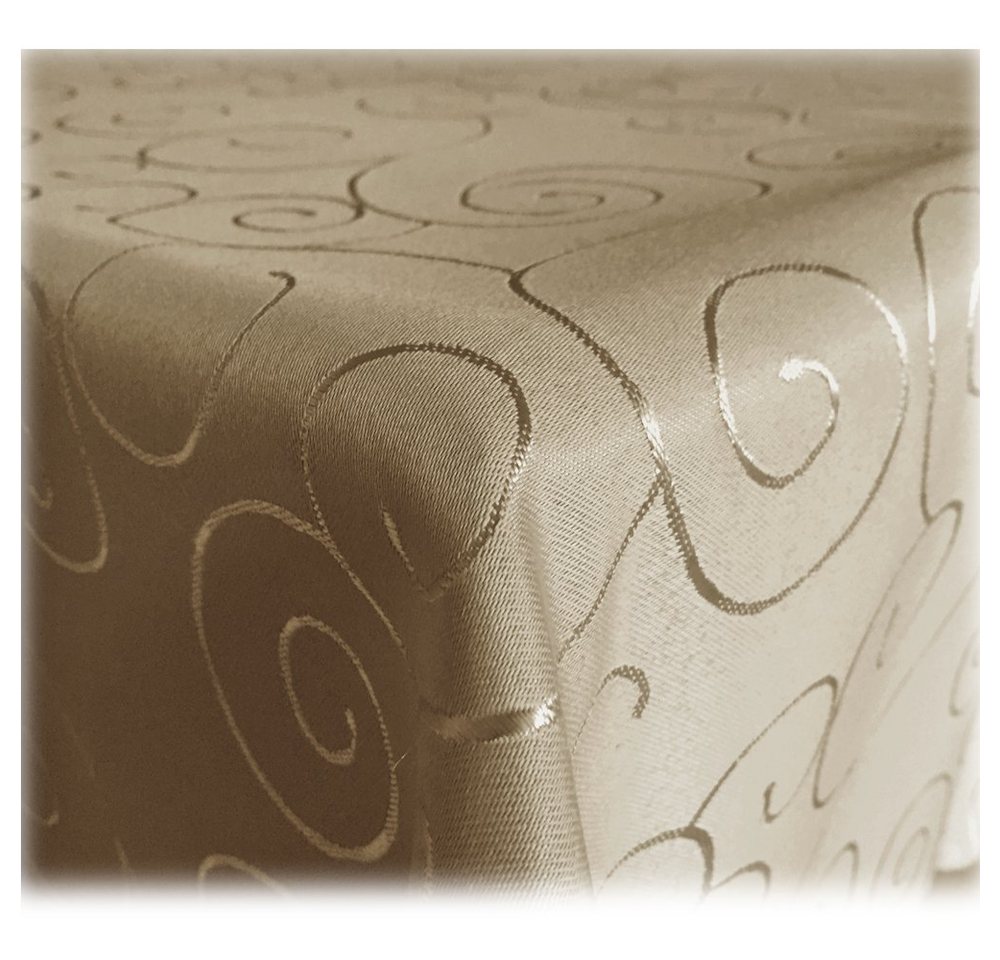 JEMIDI Tischdecke Tischdecke Ornamente Seidenglanz Edel Tisch Decke Tafeldecke JEMIDI Tischdecke Tischdecke Ornamente Seidenglanz Edel Tisch Decke Tafeldecke von JEMIDI