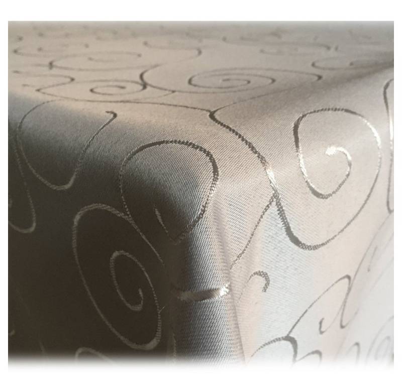 JEMIDI Tischdecke Tischdecke Ornamente Seidenglanz Edel Tisch Decke Tafeldecke von JEMIDI