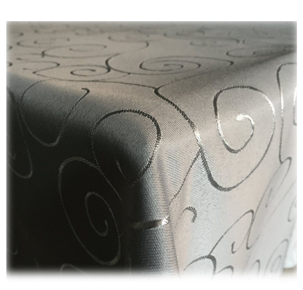 JEMIDI Tischdecke Tischdecke Ornamente Seidenglanz Edel Tisch Decke Tafeldecke JEMIDI Tischdecke Tischdecke Ornamente Seidenglanz Edel Tisch Decke Tafeldecke von JEMIDI