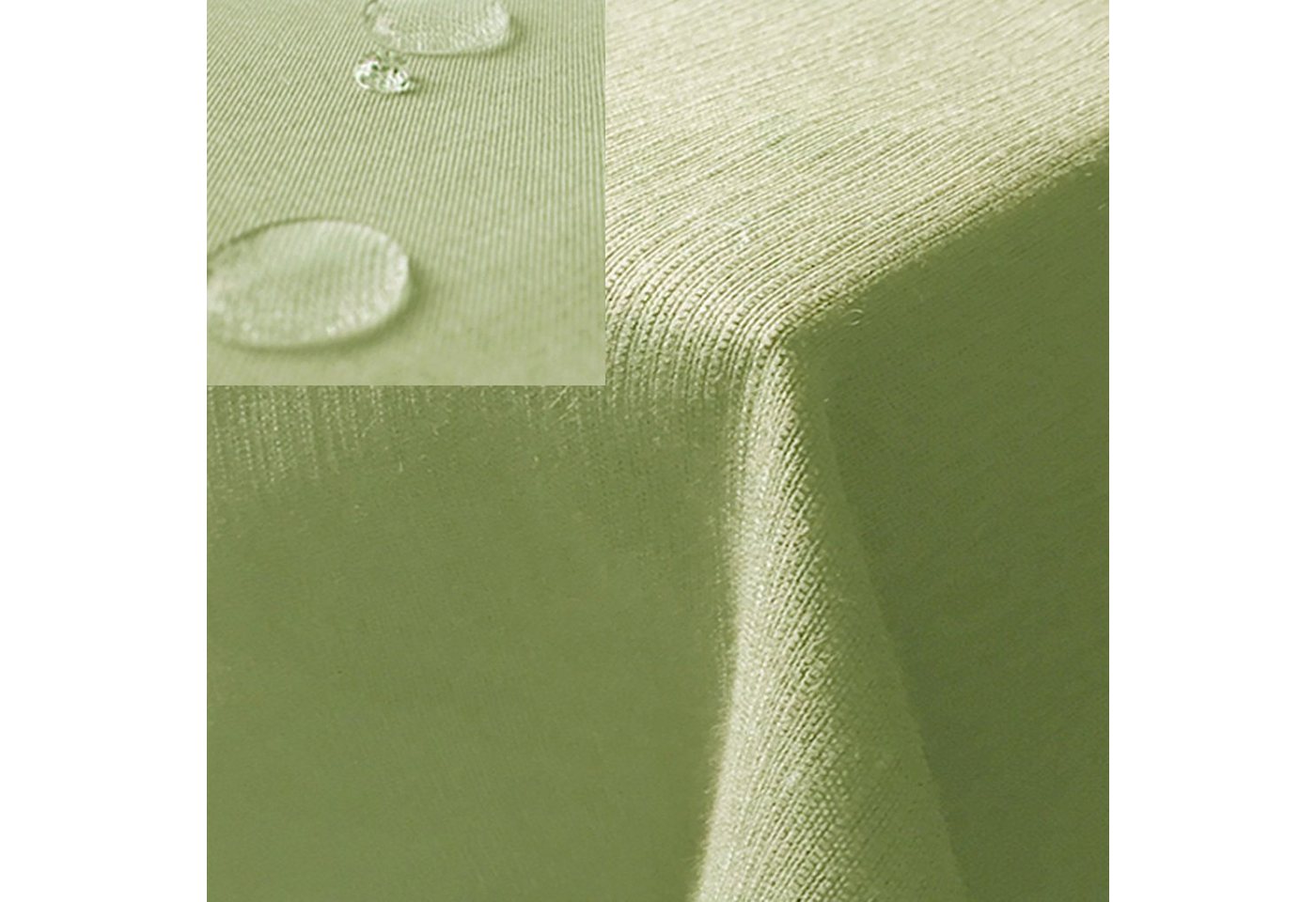 JEMIDI Tischdecke Tischdecke wasserabweisend, eckig, 90x90 cm, Hellgrün von JEMIDI