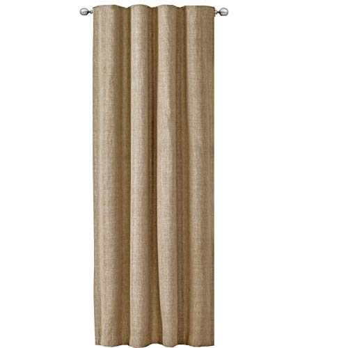 JEMIDI Vorhang blickdicht 140x245cm - Gardine mit Kräuselband Universalband - 100% Polyester Schal lang für Wohnzimmer Schlafzimmer von JEMIDI