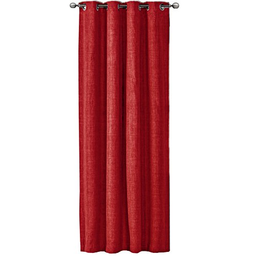 JEMIDI Vorhang blickdicht 140x245cm - Gardine mit Ösen Anbringung - Ösenschal Dekoschal Leinen Optik - 100% Polyester für Wohnzimmer Schlafzimmer JEMIDI Vorhang blickdicht 140x245cm - Gardine mit Ösen Anbringung - Ösenschal Dekoschal Leinen Optik - 100% Polyester für Wohnzimmer Schlafzimmer von JEMIDI