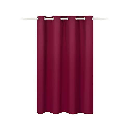 JEMIDI Vorhang blickdicht - Gardine mit Ösen Anbringung - Ösenschal Dekoschal 100% Polyester lang für Wohnzimmer Schlafzimmer - einfache Montage von JEMIDI