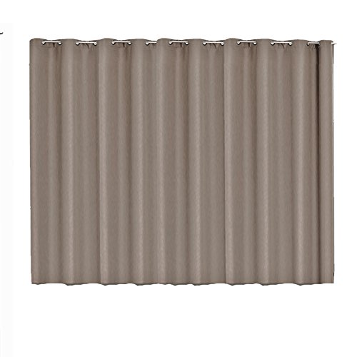 JEMIDI Vorhang Blickdicht lichtundurchlässig - Gardine mit Ösen Anbringung - Ösenschal Dekoschal Verdunkelungsvorhang - 100% Polyester lang von JEMIDI
