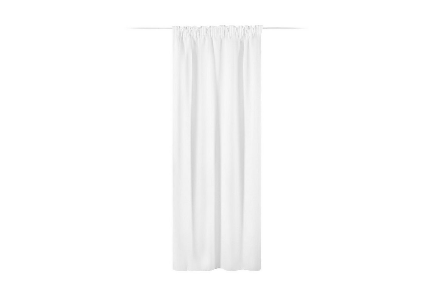 Vorhang Blickdichter Vorhang 140x250cm, Kräuselband, Polyester, weiß, JEMIDI, (1 St) von JEMIDI