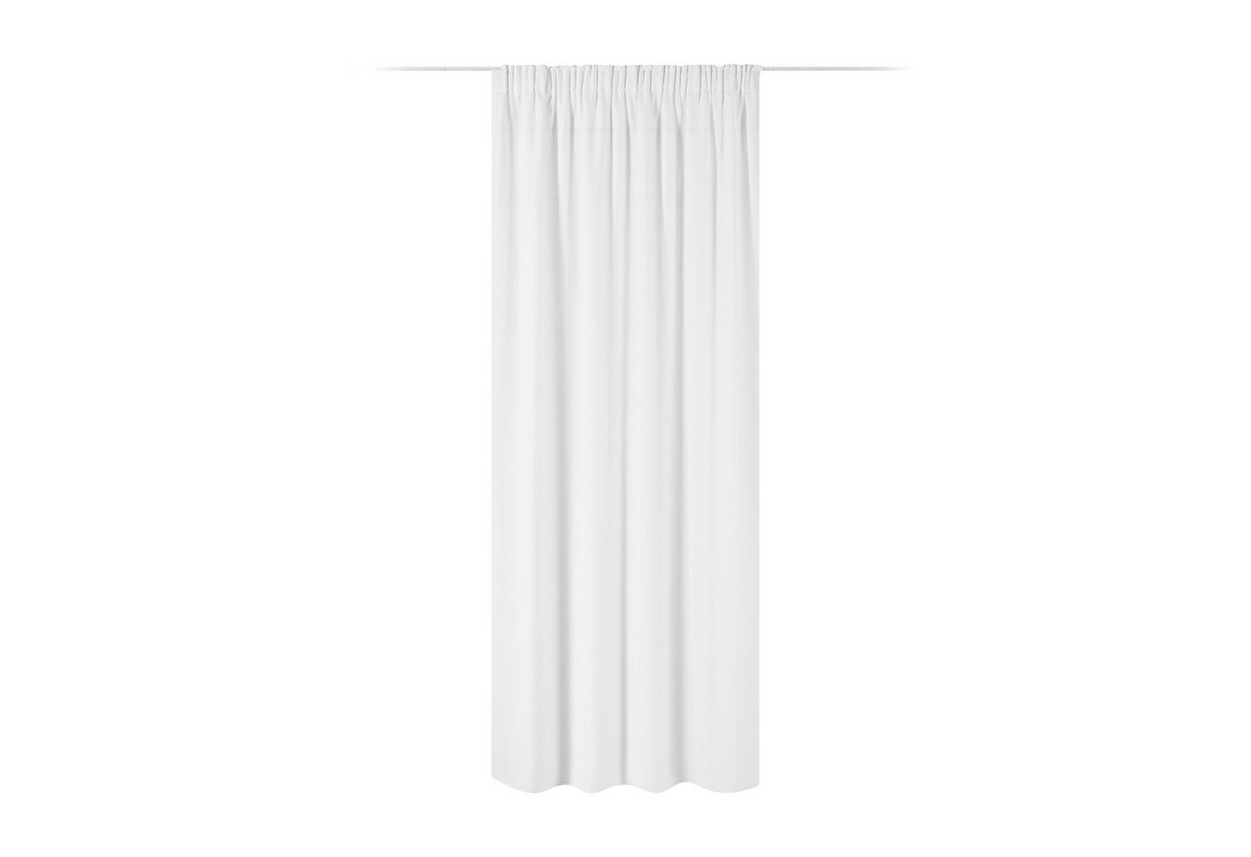 Vorhang Vorhang transparent 140x245cm - Schlaufenschal 100% Polyester - weiß, JEMIDI, (1 St) von JEMIDI