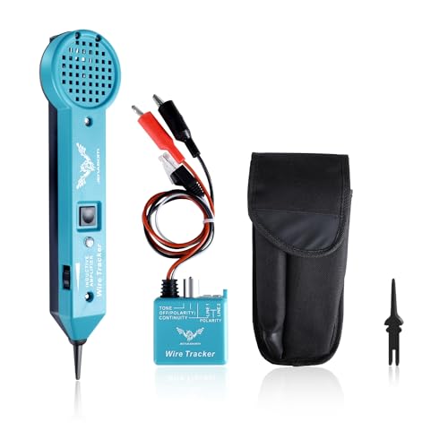 JENABOM Genieß Tongenerator Kit Stromprüfer Cable Tracker Leitungssuchgerät Circuit Tester 200EP Hochpräziser Kabeltester Induktiver Verstärker und Tastkopf Kit mit (Nein Batt-erien Enthalten) von JENABOM