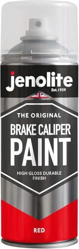 JENOLITE- Bremssattellack Rot. Bremssattelfarbe. Hitzefester Thermolack für Bremsklötze am Auto bis 300°C. Inhalt: 400ml von JENOLITE
