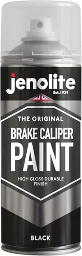 JENOLITE- Bremssattellack Schwarz. Bremssattelfarbe. Hitzefester Thermolack für Bremsklötze am Auto bis 300°C. Inhalt: 400ml von JENOLITE