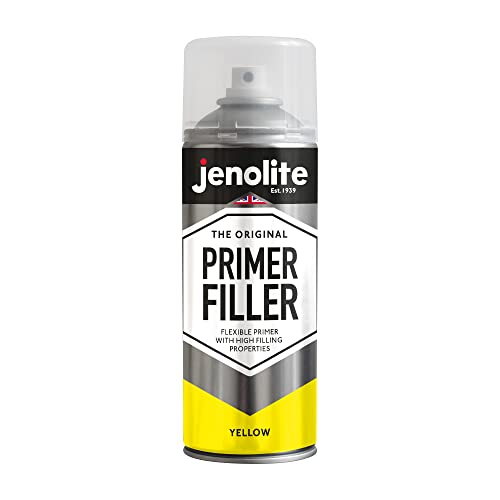 JENOLITE- Filler Grundierung Sprühlack. Schnell trocknende Acrylfarbe. Farbe: Gelb. Inhalt: 1 Spraydose 400ml von JENOLITE