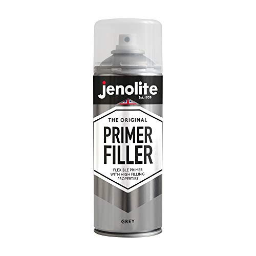 JENOLITE- Filler Grundierung Sprühlack. Schnell trocknende Acrylfarbe. Farbe: Grau. Inhalt: 1 Spraydose 400ml von JENOLITE