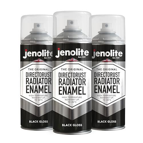 JENOLITE Heizkörperlack | Emaille-Sprühfarbe für Heizkörper | Schwarz glänzend | 3 x 400ml JENOLITE Heizkörperlack | Emaille-Sprühfarbe für Heizkörper | Schwarz glänzend | 3 x 400ml von JENOLITE
