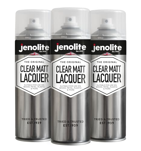 JENOLITE Klarer, matter Lack | kristallklare Oberfläche | verbessert und schützt Oberfläche und Lack vor Korrosion und UV-Schäden mit vergilbungsfreier Versiegelung | 3 x 500 ml von JENOLITE