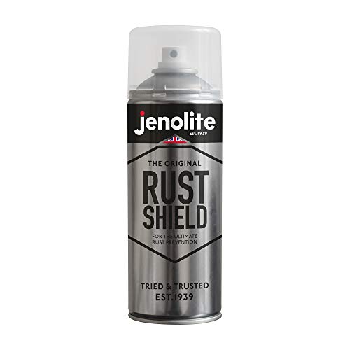 JENOLITE Rust Shield Aerosol-Klarlack | schützt vor Rost und Korrosion | ideal für Autos, Motorräder, Ornamente, blankes Metall und Lack | 400 ml von JENOLITE