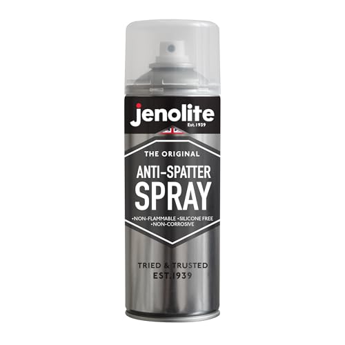 JENOLITE Schweißschutzspray Aerosol | NICHT ENTFLAMMBAR | 500ml | Oberflächenschutz - Verhindert das Anhaften von Schweißspritzern | Silikonfrei & Nicht Korrosiv von JENOLITE