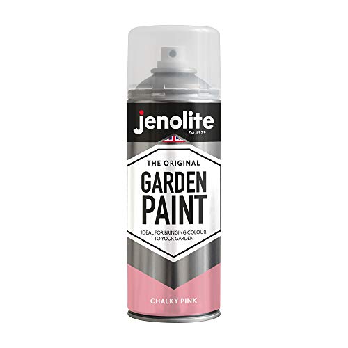 JENOLITE Gartenmöbel-Sprühfarbe | KREIDIGES ROSA | Ideal für Gartenmöbel und Ornamente | Anwendung auf Holz, Metall, Kunststoff, Stein, Keramik | 400 ml | RAL 3014 von JENOLITE