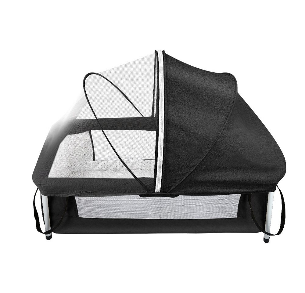 JEOBEST Baby-Reisebett 2-in-1 Reisebett, Faltbares Kinderreisebett Kinderbett mit Moskitonetz, Babybett mit weicher Komfort-Matratze inkl. Rucksack-Tragetasche von JEOBEST