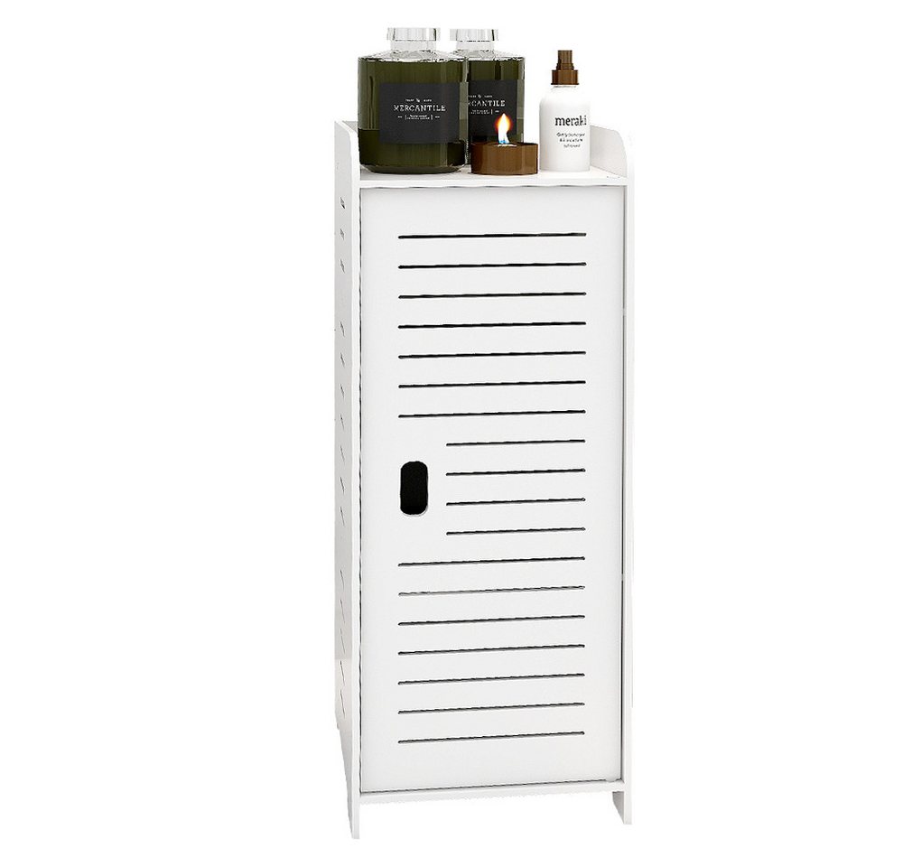 JEOBEST Badkommode Badezimmerschrank mit 3 Ablagen, Badmöbel JEOBEST Badkommode Badezimmerschrank mit 3 Ablagen, Badmöbel von JEOBEST