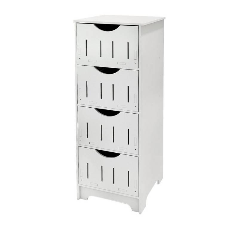 JEOBEST Badkommode Badezimmerschrank mit 4 Schubladen von JEOBEST