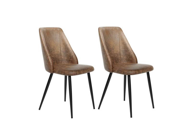 JEOBEST Esszimmerstuhl Küchenstuhl, Stuhl Esszimmer oder Esstisch Stuhl, (2er Set), Stilvolles Vintage Design von JEOBEST