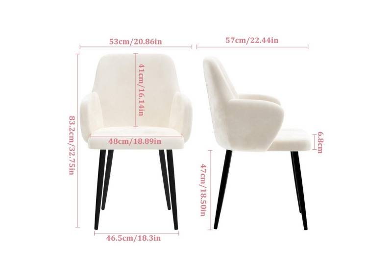 JEOBEST Esszimmerstuhl Loungesessel für Wohnzimmer, Sessel bequem mit Armlehne JEOBEST Esszimmerstuhl Loungesessel für Wohnzimmer, Sessel bequem mit Armlehne von JEOBEST