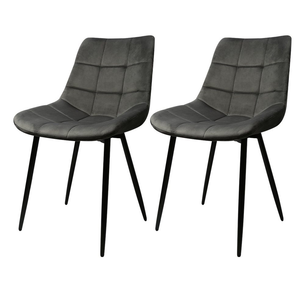 JEOBEST Esszimmerstuhl Stuhl Sitzfläche aus Samt, 2er Set, Küchenstuhl Polsterstuhl Stühle Esszimmer, Metallbeine JEOBEST Esszimmerstuhl Stuhl Sitzfläche aus Samt, 2er Set, Küchenstuhl Polsterstuhl Stühle Esszimmer, Metallbeine von JEOBEST